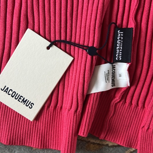 Jacquemus Pralu rib knit script logo cardigan - Picture 8 of 10
